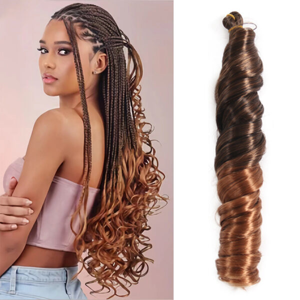 French Loose Wave Crochet Braids body hair