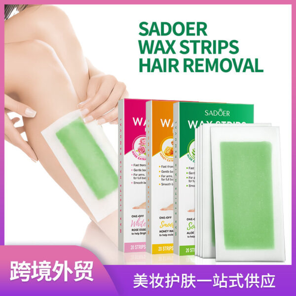 SADOER aloe vera mild soothing double-sided hair removal