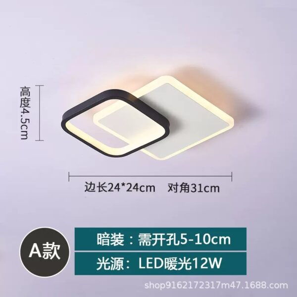 Modern and simple ceiling led lamp - Image 4