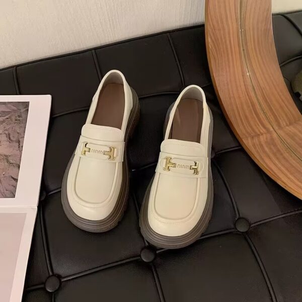British Style Small Leather Shoes - Image 4