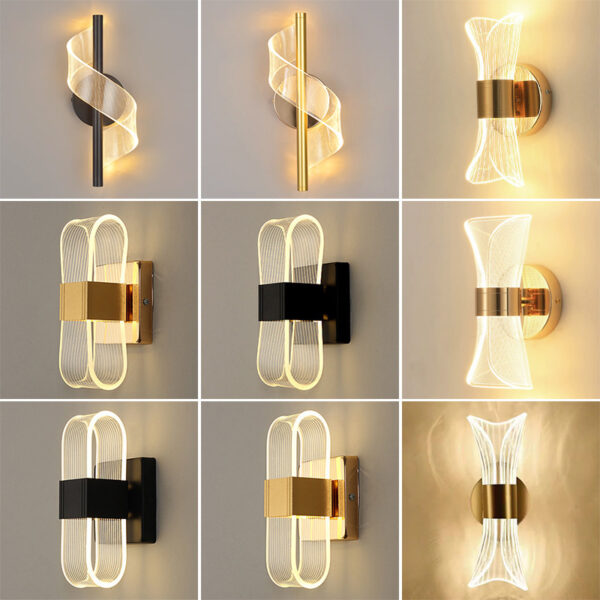 Simple modern bedside lamp