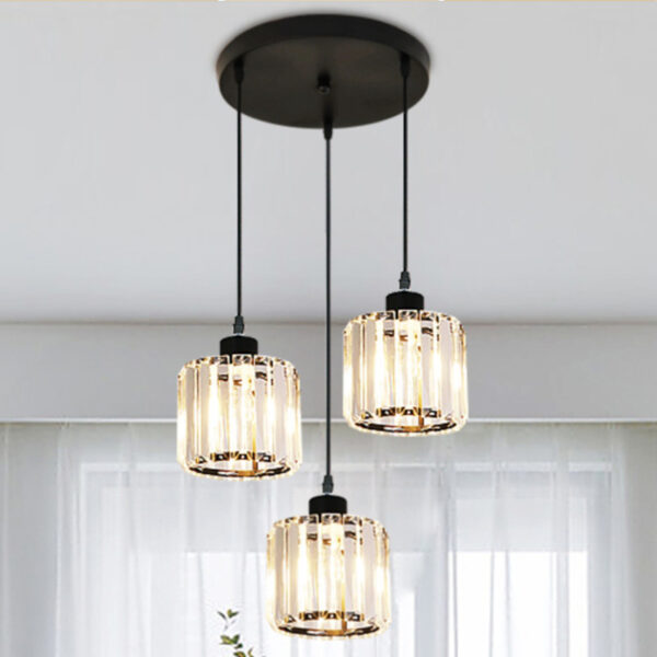 modern nordic glass chandelier - Image 3