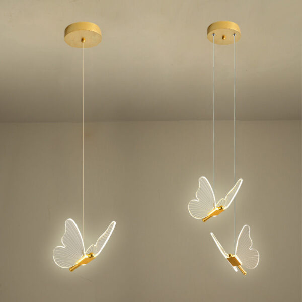 Luxury bedside chandelier