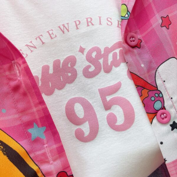 New Children's Jacket and Tank Top Denim Shorts Three-Piece Set - Image 3
