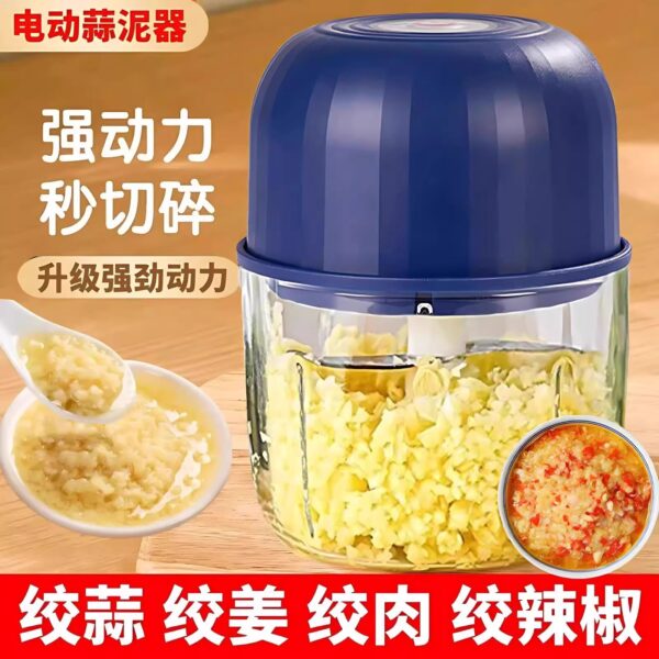 Electric garlic pounder, meat grinder, Type-c charger