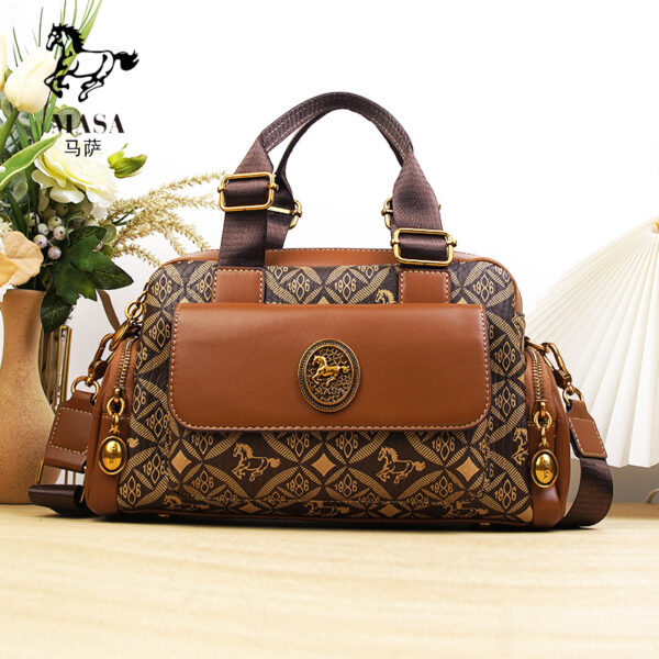 2025 cross-border new women's bag, high-end light luxury women's handbag, large-capacity commuter versatile bag, cross-body women - Image 2