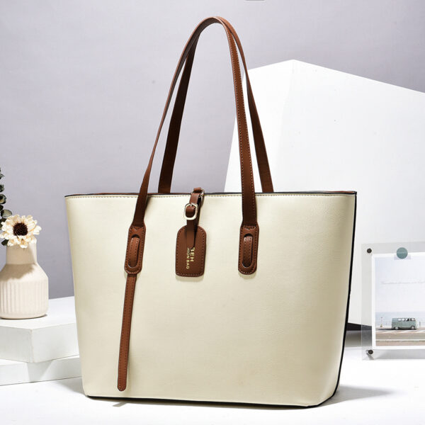 Cowhide pattern tote bag - Image 3