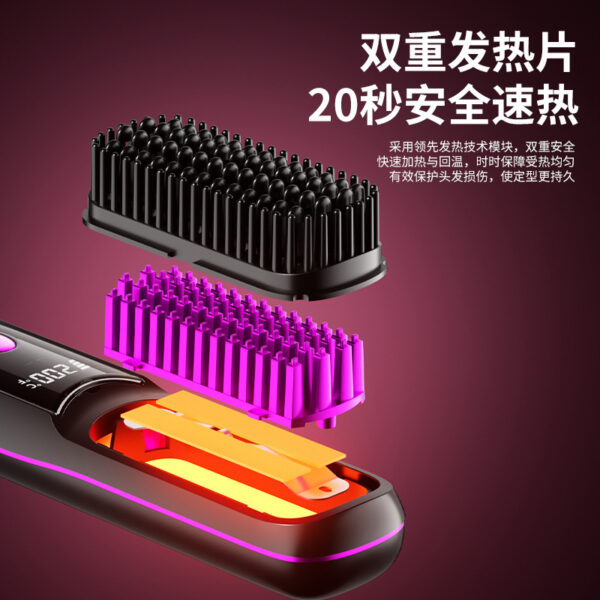Wireless Hair Straightening Comb - Image 3