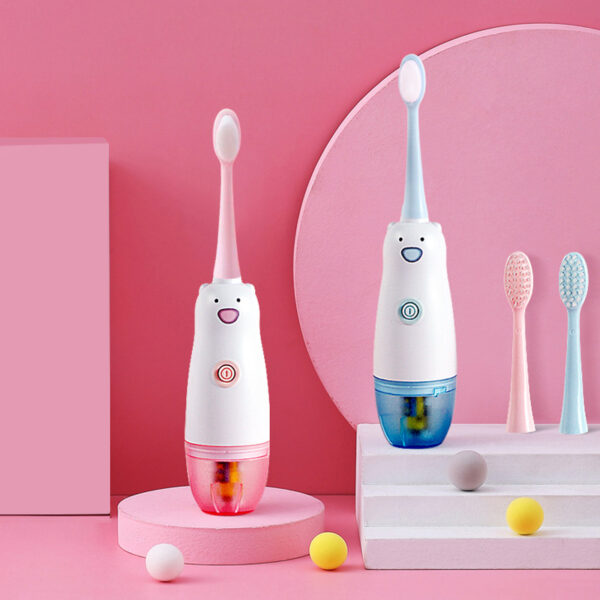 New dry battery waterproof children's electric toothbrush - Image 2
