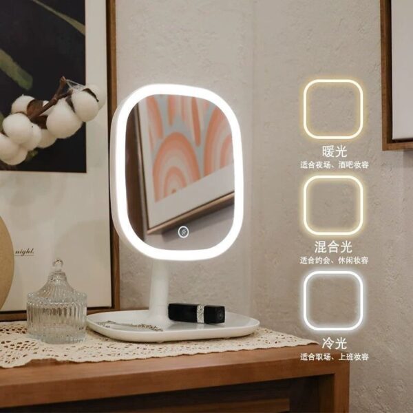 LED Internet celebrity makeup mirror with light - Image 3