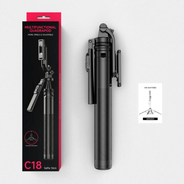 C18 selfie stick Tripod - Image 5