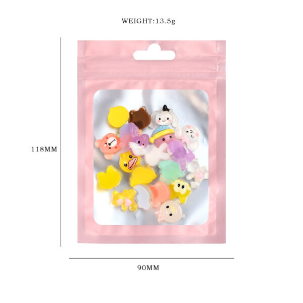 Manicure resin cartoon accessories - Image 5