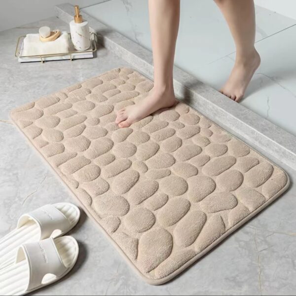 Goose heat thickened pin pebble embossed floor mat