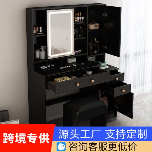 Dressing table multi-function dresser and makeup table - Image 2
