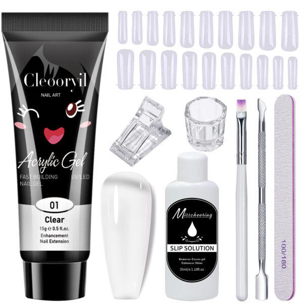 Cross-border 15ml nail art extension gel