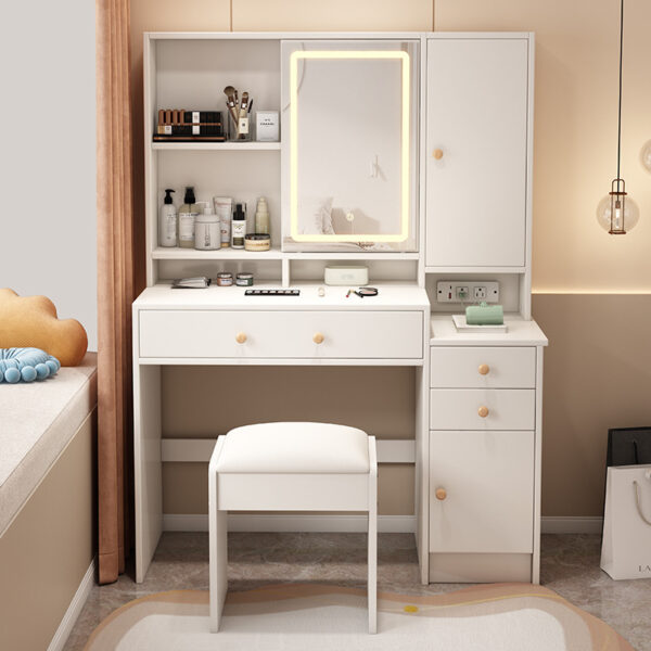 Dressing table multi-function dresser and makeup table - Image 3