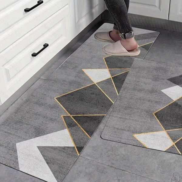 Nordic simple kitchen strip anti-slip floor mat - Image 2