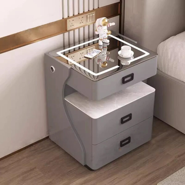 Smart bedside multifunctional table safe - Image 4