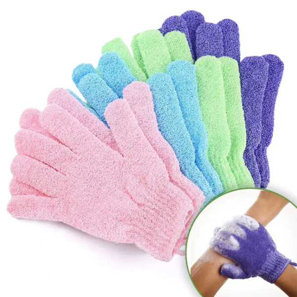 Five-finger rubbing back bath flower bath gloves - Image 5