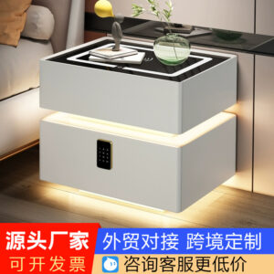 suspended modern smart bedside table