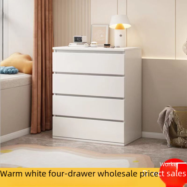 Modern minimalist bedside chest of drawers - Image 2