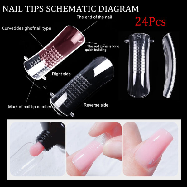 nail art extension gel 6-piece set - Image 4