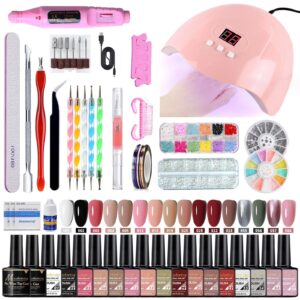 35-piece set Nail mold brush nail art light tool grinder grinding set
