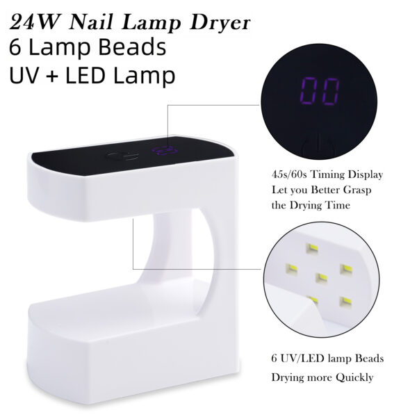 USB mini nail led UV light