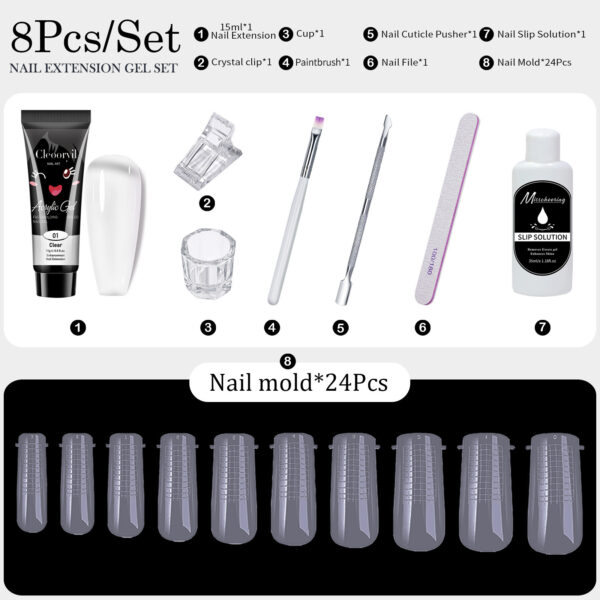 Cross-border 15ml nail art extension gel - Image 5
