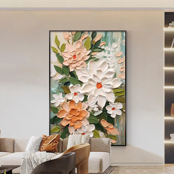 Cream Style, Living Room Flower Decoration Painting - Image 5