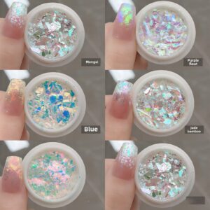 Nail art flash opal powder aurora dream polarizing powder